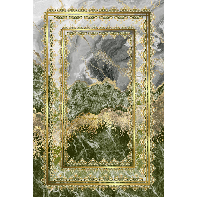 Luxurious Hall Carpet, 100% Velvet Fabric, 31.5 x 59.1 Inches | Non-Slip Cotton Sole, Pile Height: 0.4 Inches | Antibacterial & Machine Washable, 3D Digital Printing | Elegant Design for Living Room & Entryway