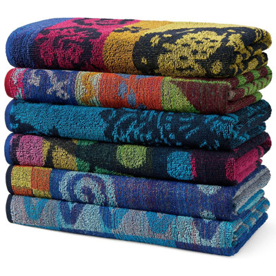 Jacquard Lightweight Terry 100% Cotton Beach Towels