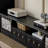 Creative design sense retro TV cabinet