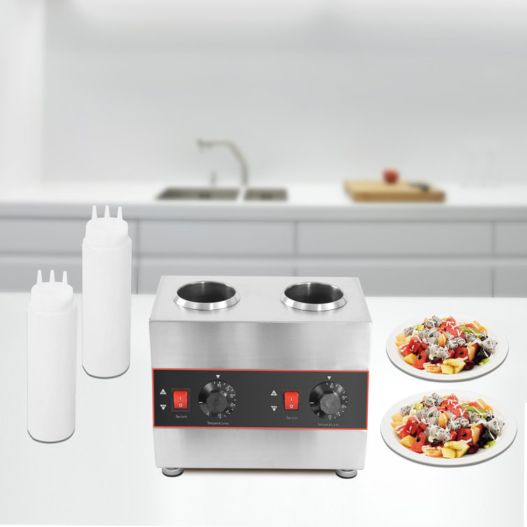  Commercial Electric Sauce Warmer, Sauce Bottle Warmer With  Squeeze Bottles Sauce Heater Chocolate Cheese Caramel Sauce Dispenser, 2  Grid (Size : 4Grid): Home & Kitchen