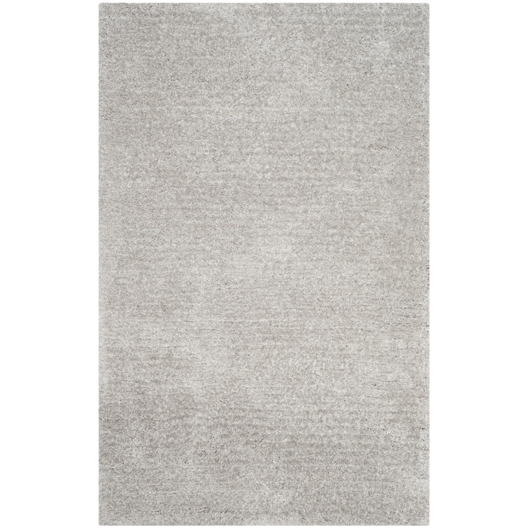Antanė Handmade Shag Silver Area Rug