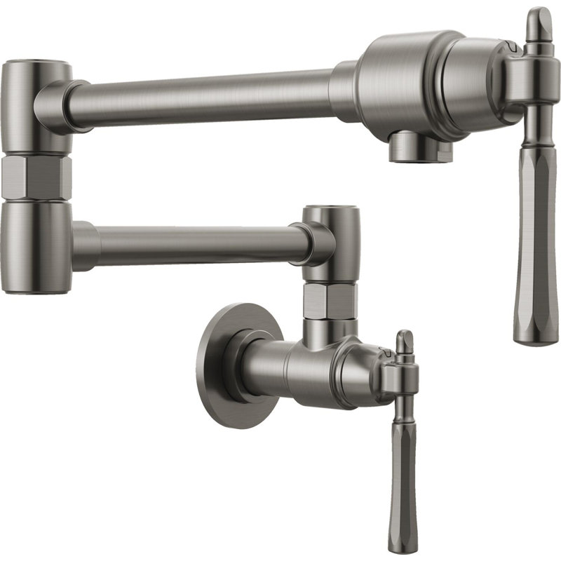 Tulham® Wall Mount Pot Filler, Polished Nickel