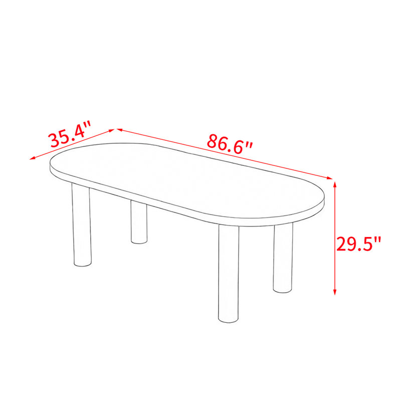 Octavies, 29.5"H x 86.6"L x 35.4"W