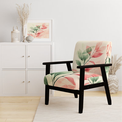 Chaise d'appoint Abstract Botanicals - Fauteuil Blush
