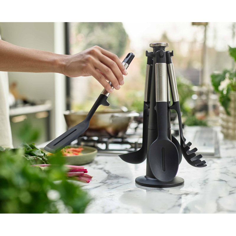 Joseph Joseph Elevate™ Silicone 5-Piece Utensil Set with Rotating Storage Stand