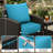 24" X 24" X 6.5" Outdoor Cushion Set Patio Chair Cushions-1257011289
