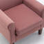 Fauteuil à accoudoirs roulés Traditional avec structure en bouleau massif et siège rembourré de mousse-129976220