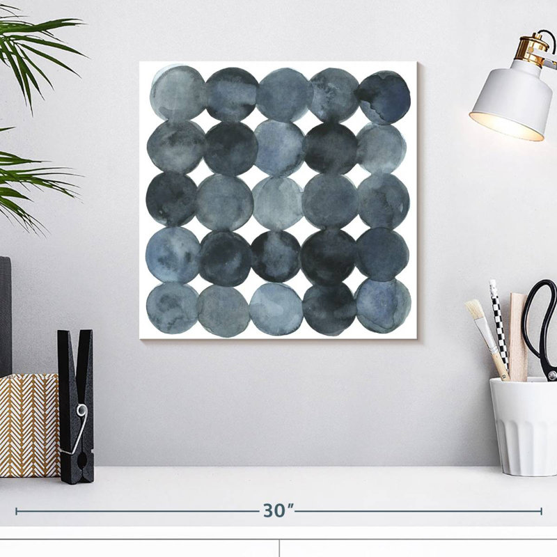 Avery Blue Grey Density II, 16" H x 16" W