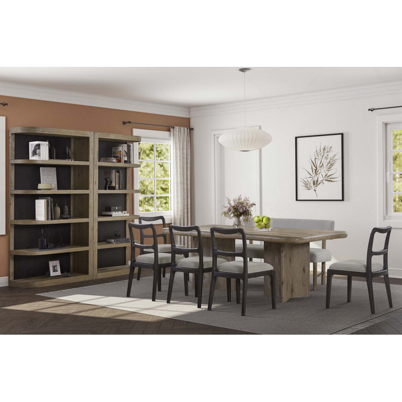 Upholstered Dining Bench With Backrest