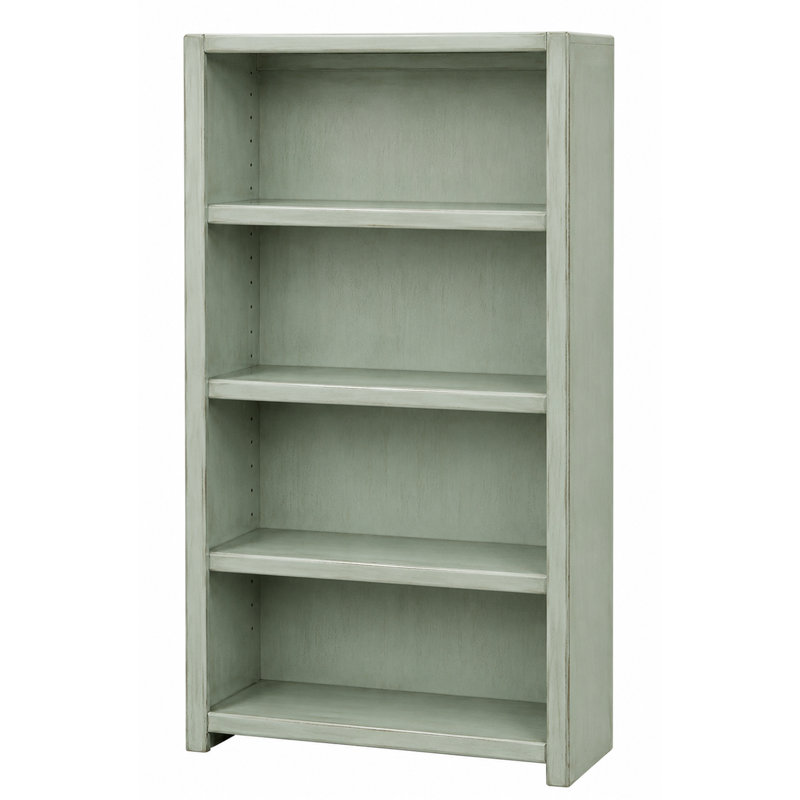 McKaylah Bookcase, European Aquamarine, (3 Shelf) 60” H x 32” W x 13” D