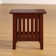 Jarrah Solid Wood End Table with Storage