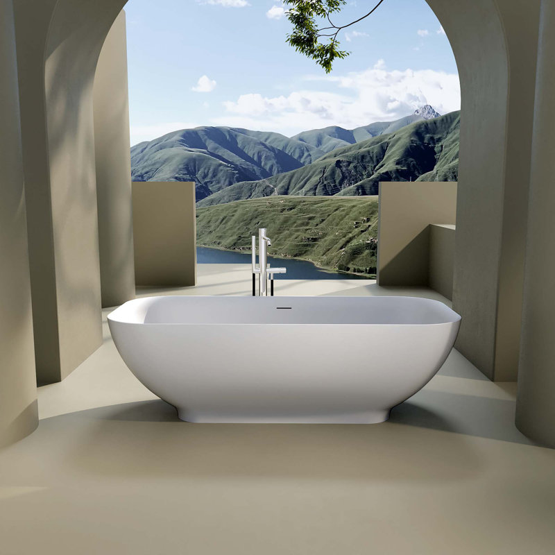 Baignoire autoportante 67 po 67 po