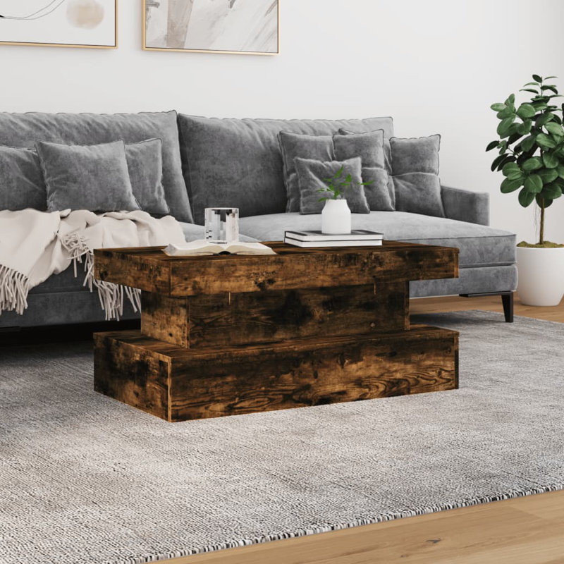 Cemya Frame Coffee Table, Smoked Oak