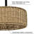Barbre 19.1" W Rattan Caged Ceiling Fan