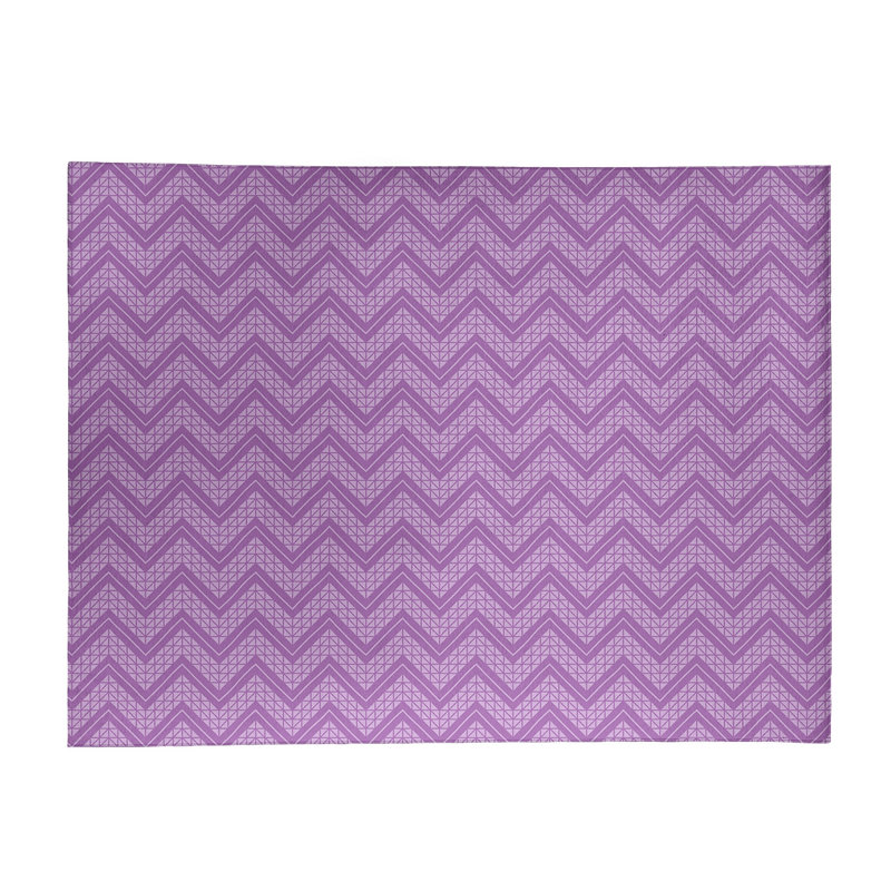 Chenille Chevron Indoor Rug, Rectangle 5' x 7'
