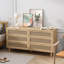 Commode de rangement à 6 tiroirs en rotin pour chambre à coucher, salon