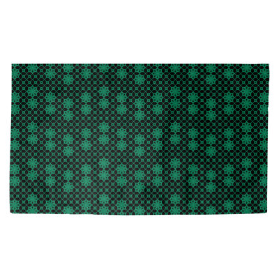 Tapis noir/vert Avicia
