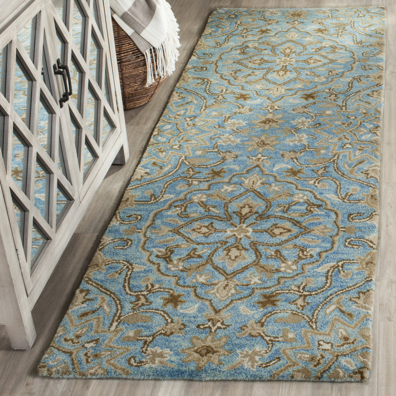 Harger Hand Tufted Wool Oriental Rug, Runner 2'3" x 7'