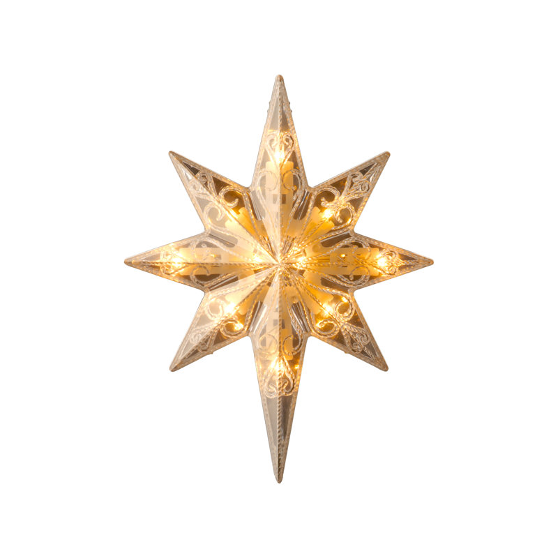 Tree Top Star for Artificial Trees with Dual Colour Lights
