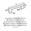 Poignée de meuble Versa 5-1/16 po (128 mm) d'entraxe, nickel satiné-50304514-109078557-136235668