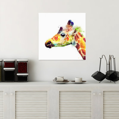 The Graceful II Contemporary Giraffe Wildlife Art