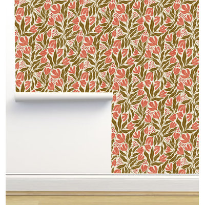 Rouleau de papier peint autocollant L 6 pi x l 24 po Amy Mac Ready Designs