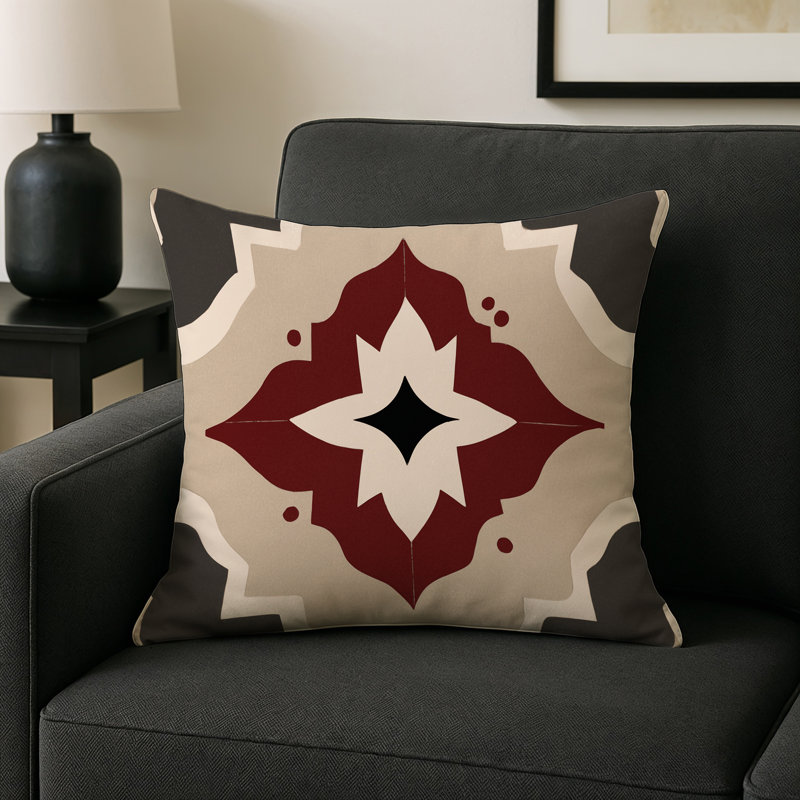 Historic Whimsy Indoor And Outdoor Throw Pillow, Square 20"