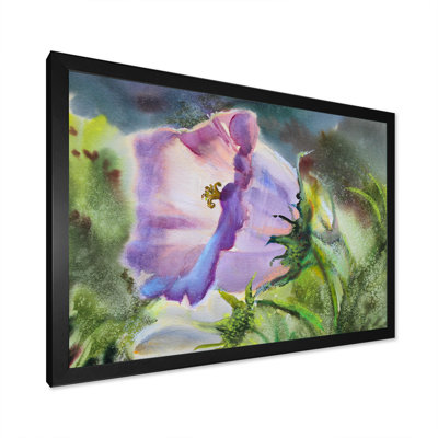 " Blossoming Vibrant Purple Wildflower "
