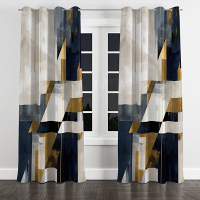 Anamda - Modern Blackout Grommet Curtain - 1 panel