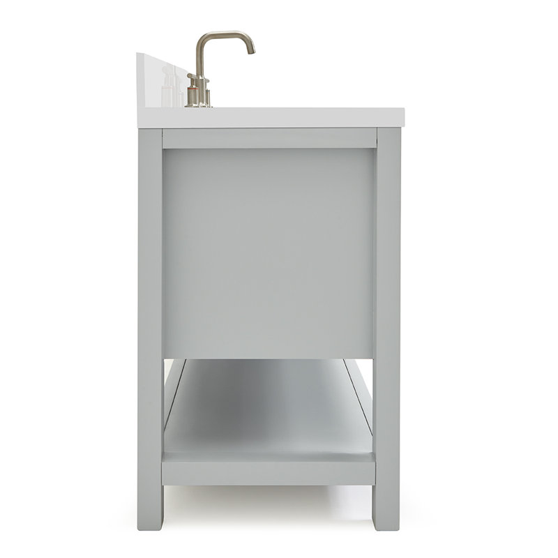 Bayhill 61'' W Single Vanity, Gray