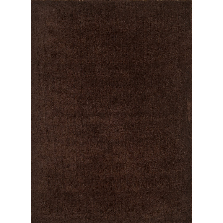 Tapis chocolat touffeté à la main Hotchkiss