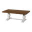 Table basse à piédestal en bois massif Sarcoline-684615775