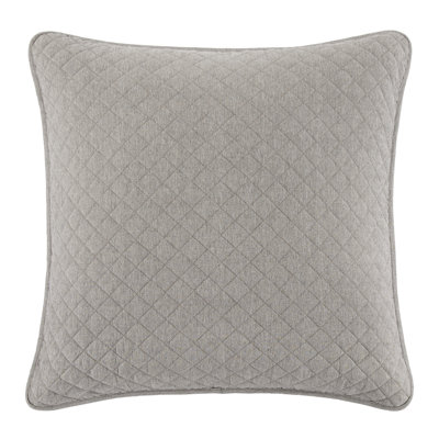 Gray/Tan/Taupe Polyester Piece Sham