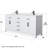 Beckett 72" Freestanding Double Bathroom Vanity with Cultured Marble Top-46032558-49797322-61130350