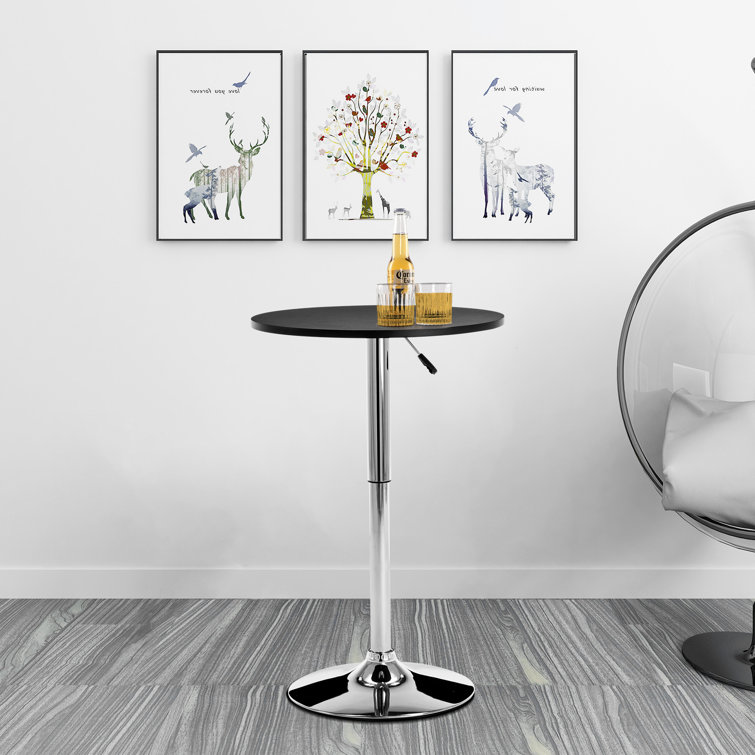 Bushrah Round Metal Base Dining Table