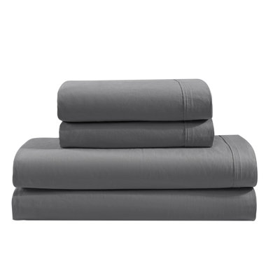 Washed Percale Cotton Sheet Set