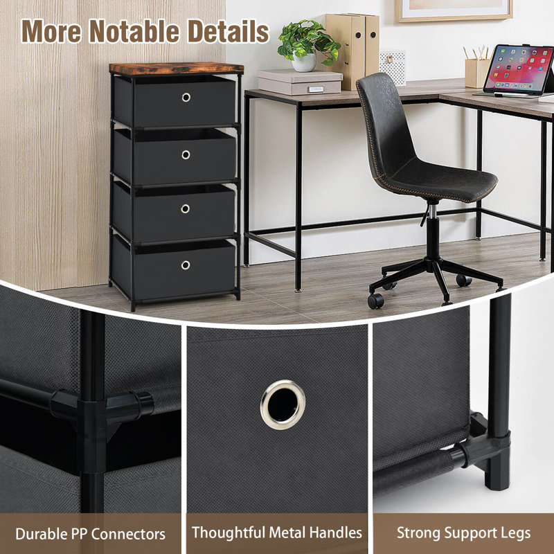 42 cm W Chest of 4 Drawers