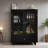 28.02" Kitchen Storage Sideboard Buffet Cabinet Console Table-103053012