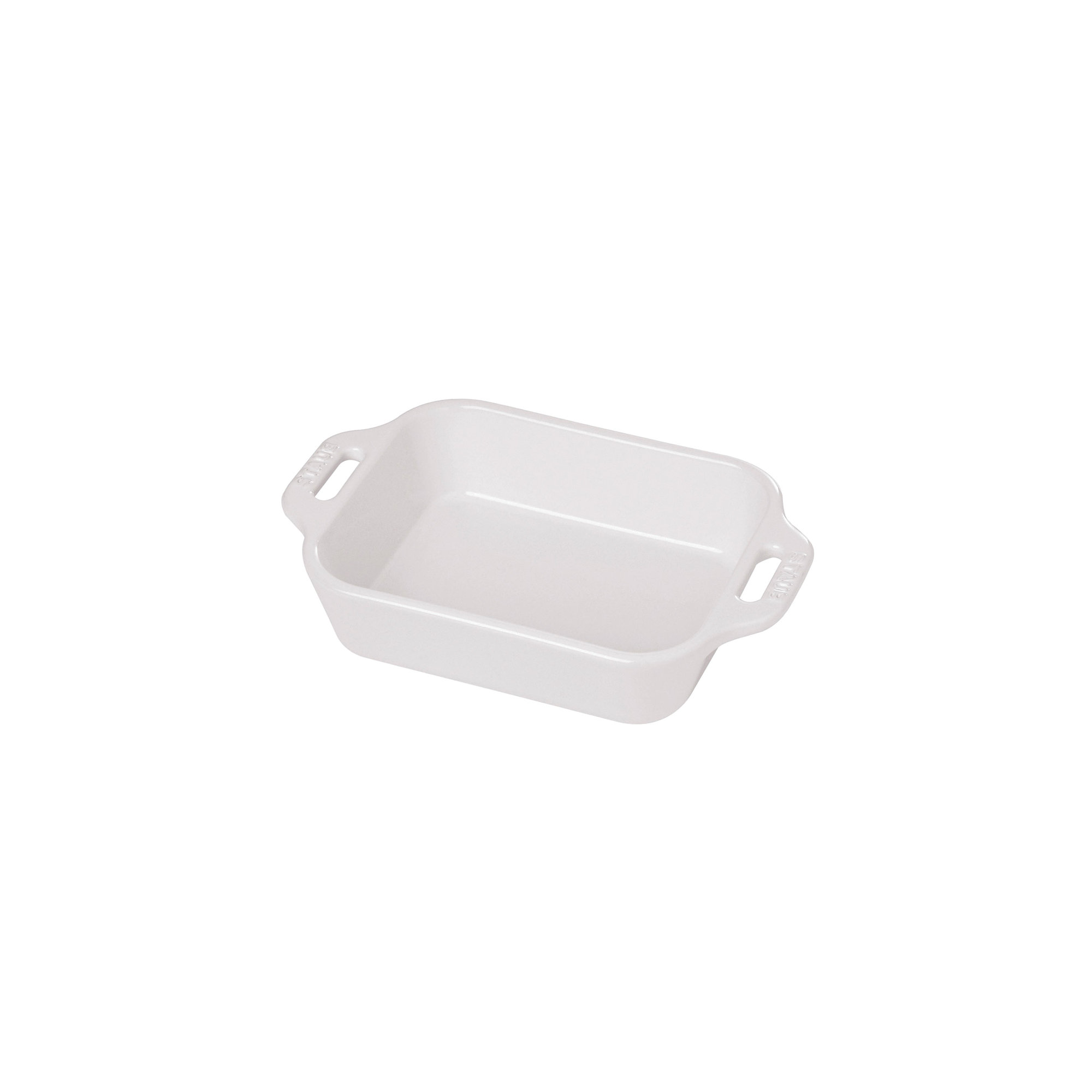 Ceramique Ceramic Rectangular Oven Dish, White