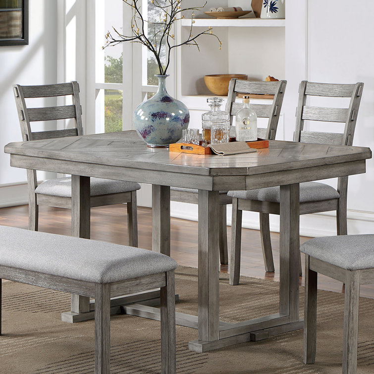 Araujo 60" Width Wood Rectangle Dining Table