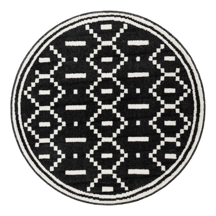 Ivy Bronx Begna Nathanyl Rug Black