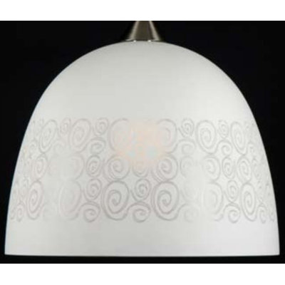 30cm H Bell Pendant Shade in White