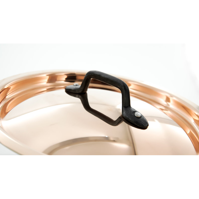 Couvercle en acier inoxydable Matfer Bourgeat, l 7,6 po