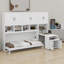 Lit escamotable mural avec placard, tiroirs et bureau Murphy