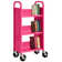 Fortress 46'' H x 32'' W Book Cart with Wheels