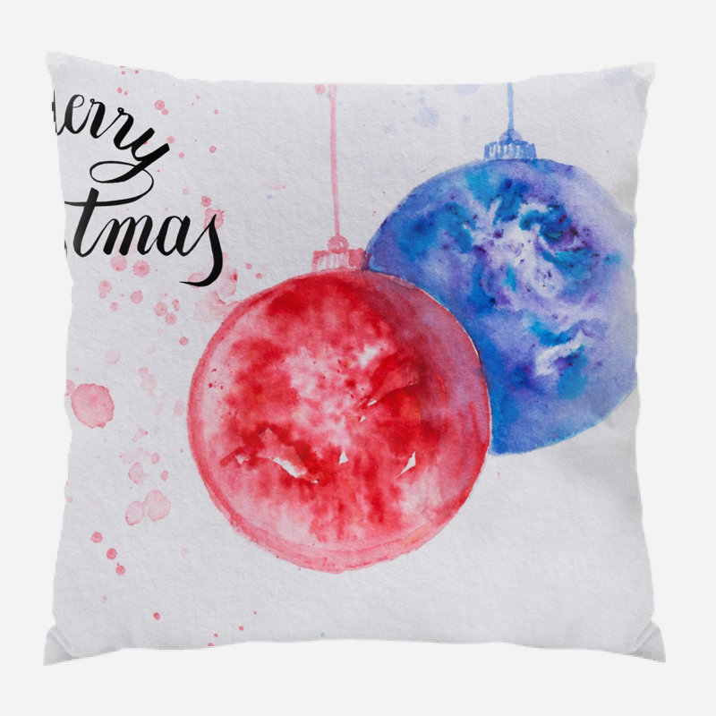 Coussin de noël Oshields, Microsuède, Intérieur