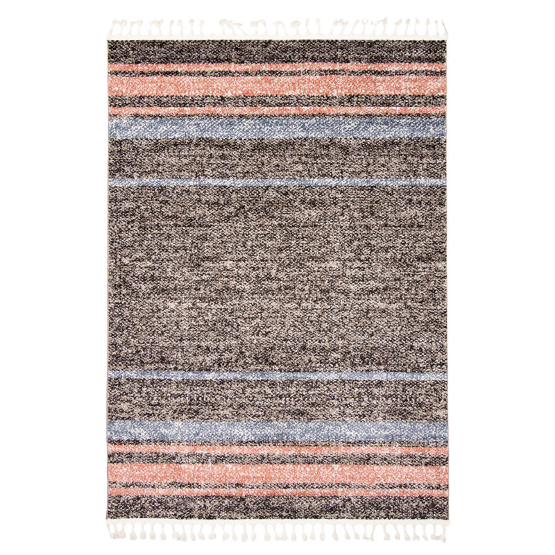 Tapis taupe / ivoire Whittney Earth, Rectangle 5 pi 2 po x 7 pi 5 po