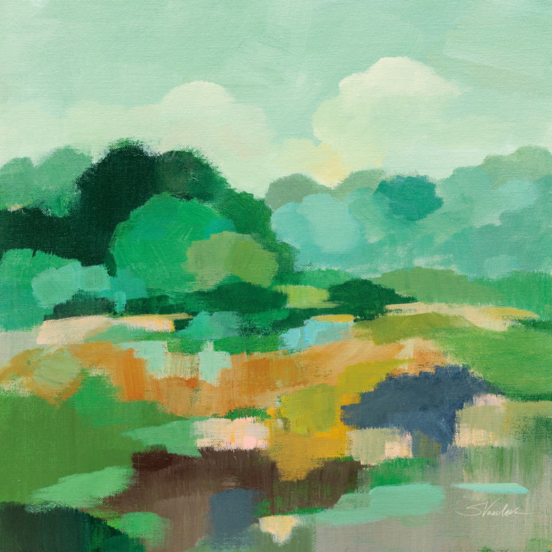 Irmtraude Spring Green II par Silvia Vassileva, H 12 po x l 12 po