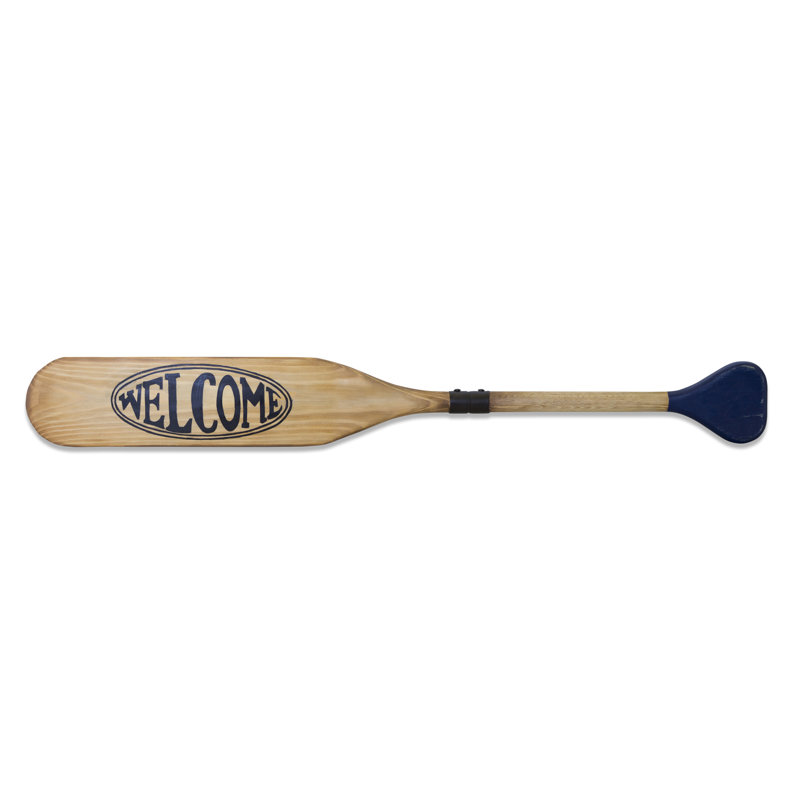 Wooden Oar Welcome Sign 35.5"L