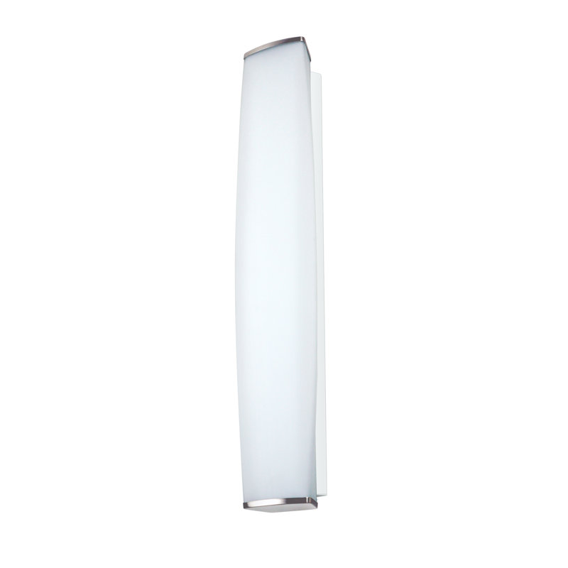 Plafonnier encastré 1 lumières Miranda, Nickel satiné